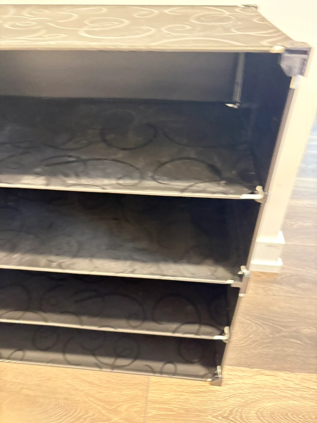 Grey 5-Tier Shoe Rack Organizer - photo 4