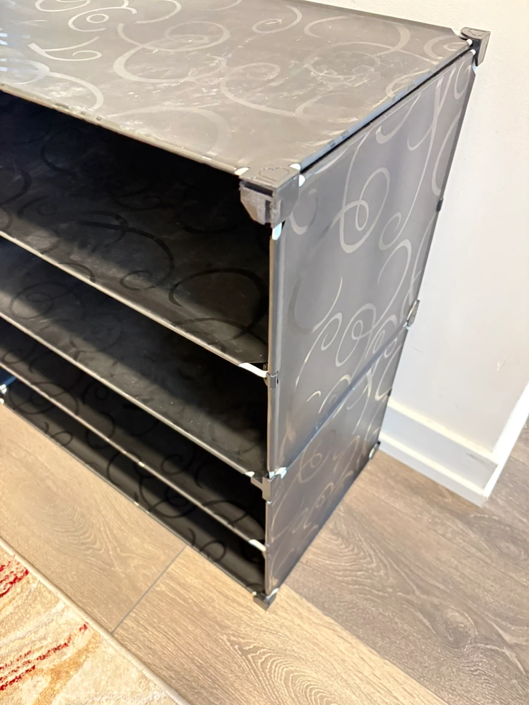 Grey 5-Tier Shoe Rack Organizer - photo 5