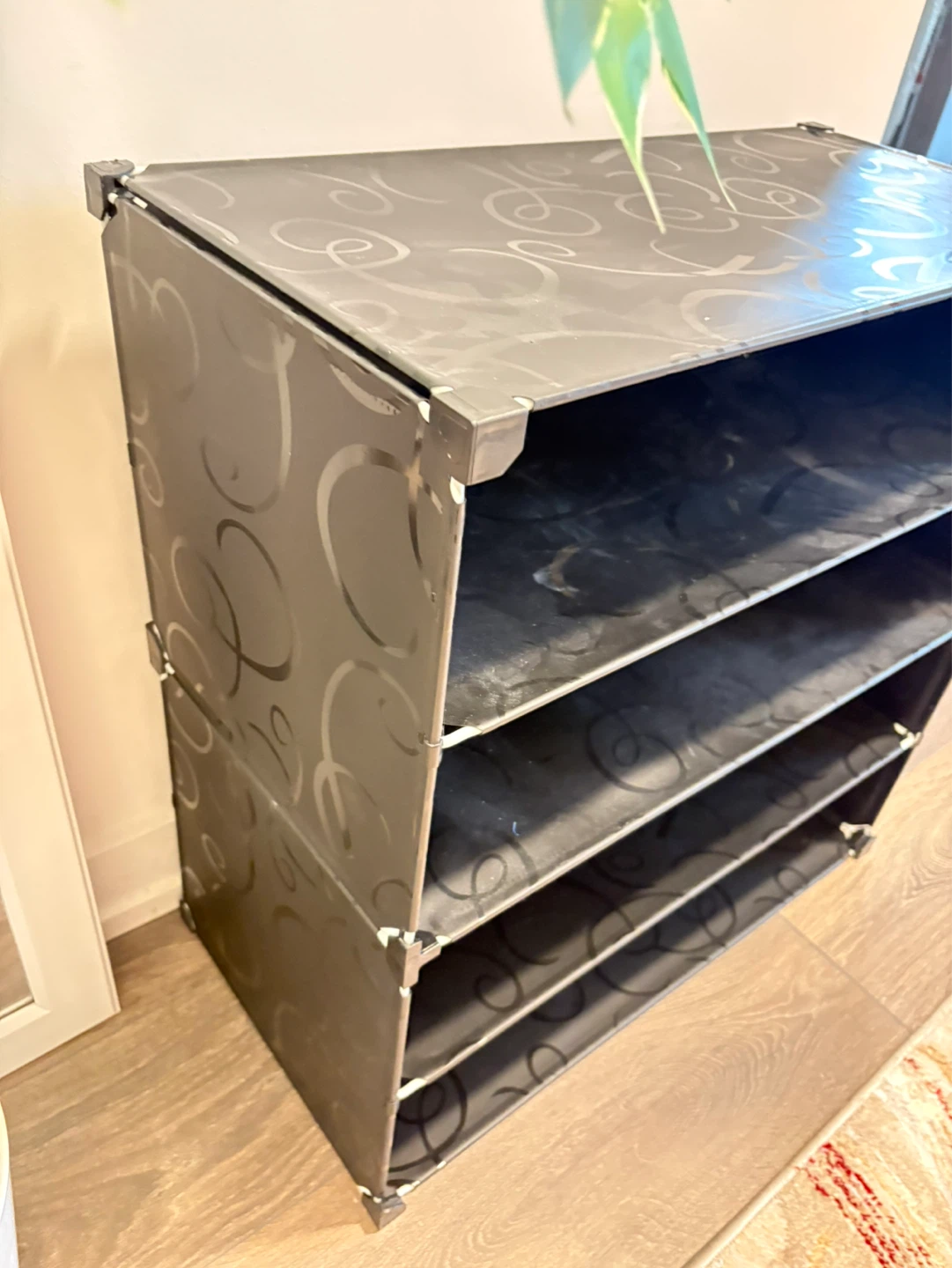 Grey 5-Tier Shoe Rack Organizer - photo 3