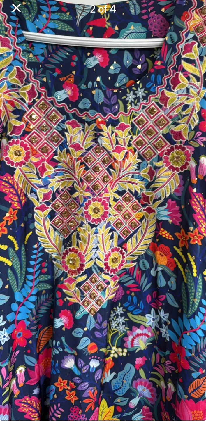 Women's Embroidered Maxi Dress - photo 2