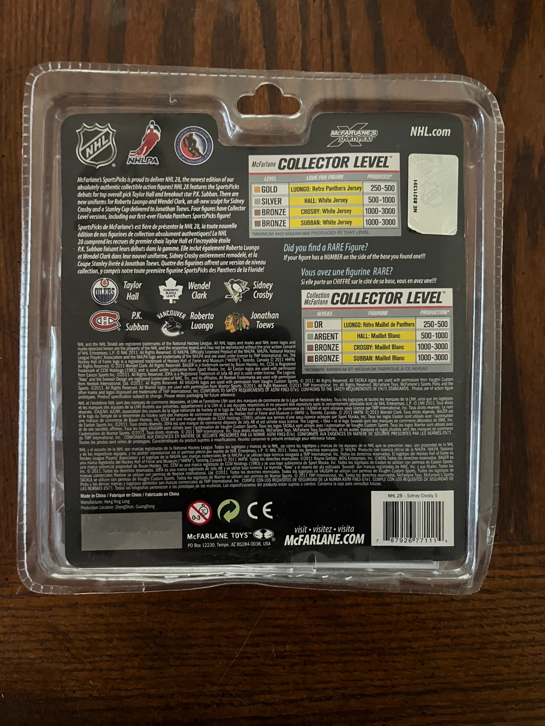 McFarlane Toys NHL 28 Sidney Crosby Figure - photo 2