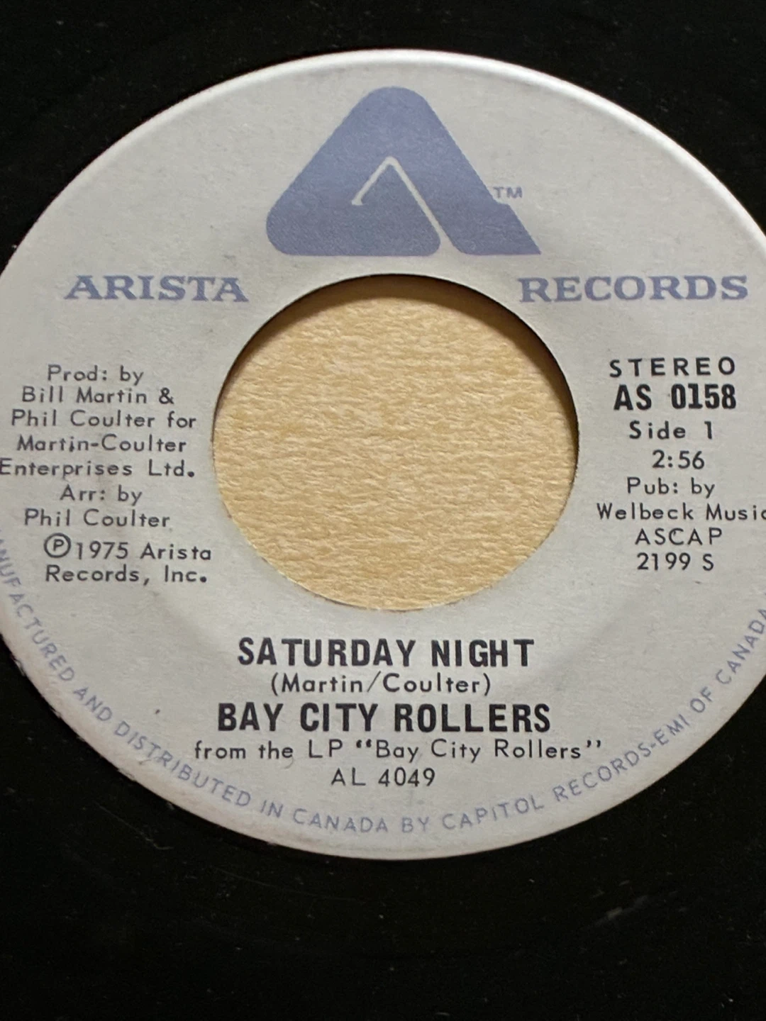 Bay City Rollers – Saturday Night 45 vinyl record music vintage - photo 2
