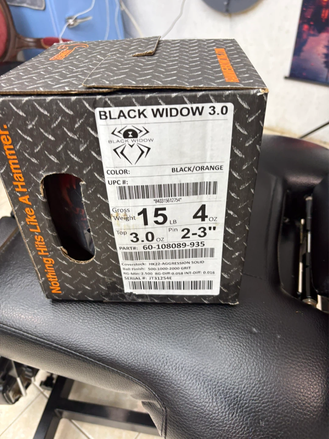 Hammer Black Widow 3.0 Bowling Ball - photo 3