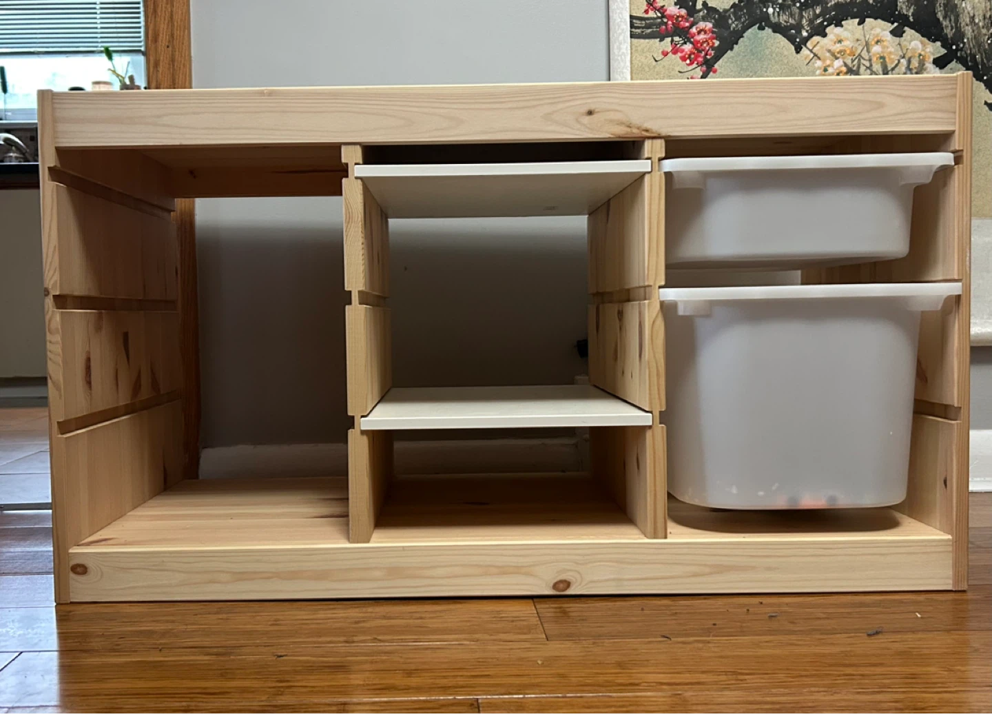 IKEA Trofast Storage Unit with Bins