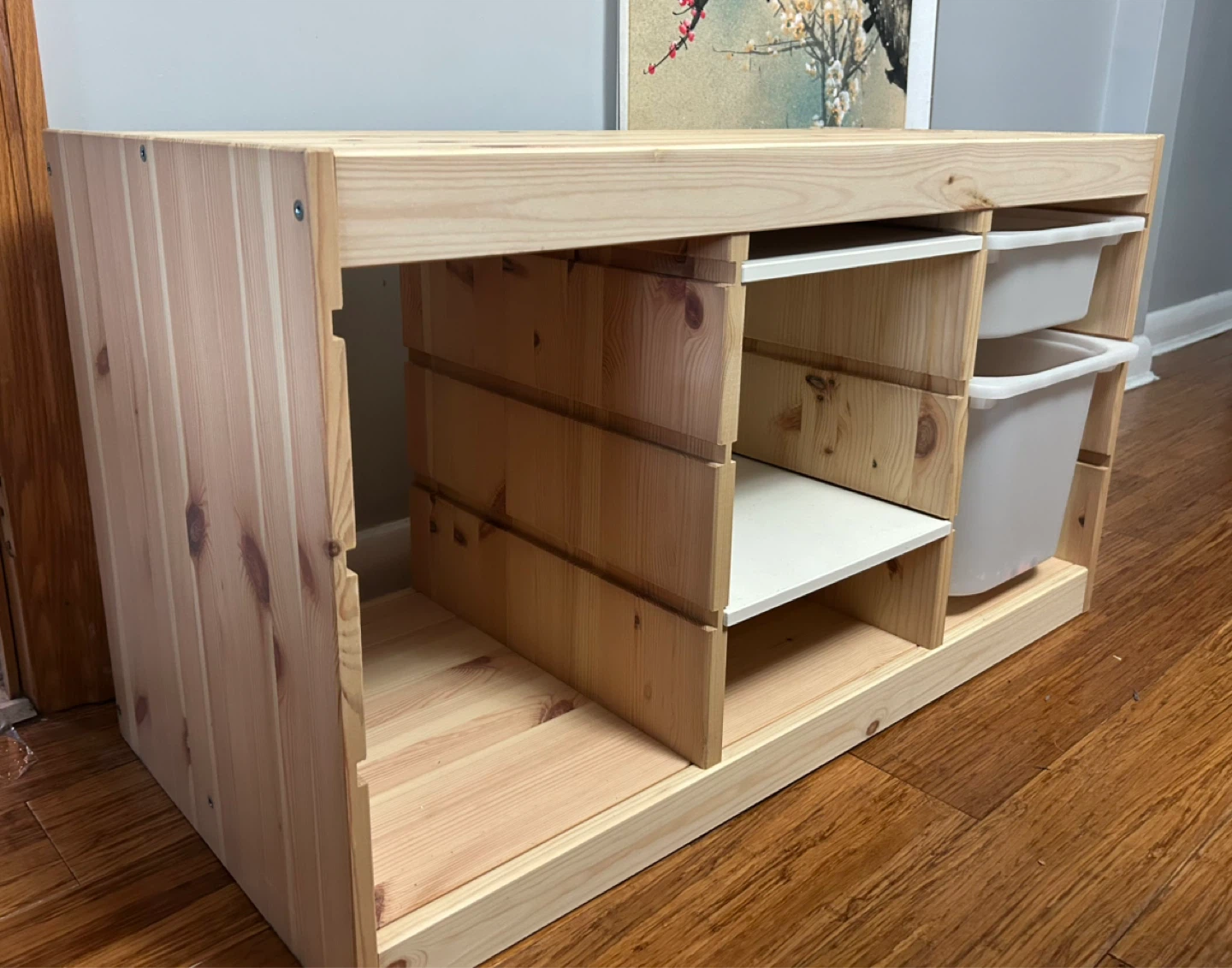IKEA Trofast Storage Unit with Bins - photo 2