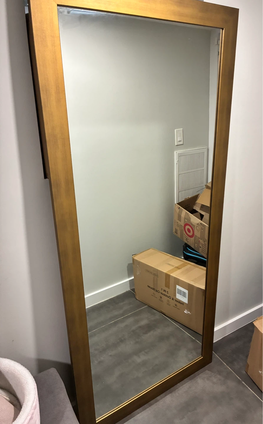 Gold Framed Full Length Mirror - photo 2