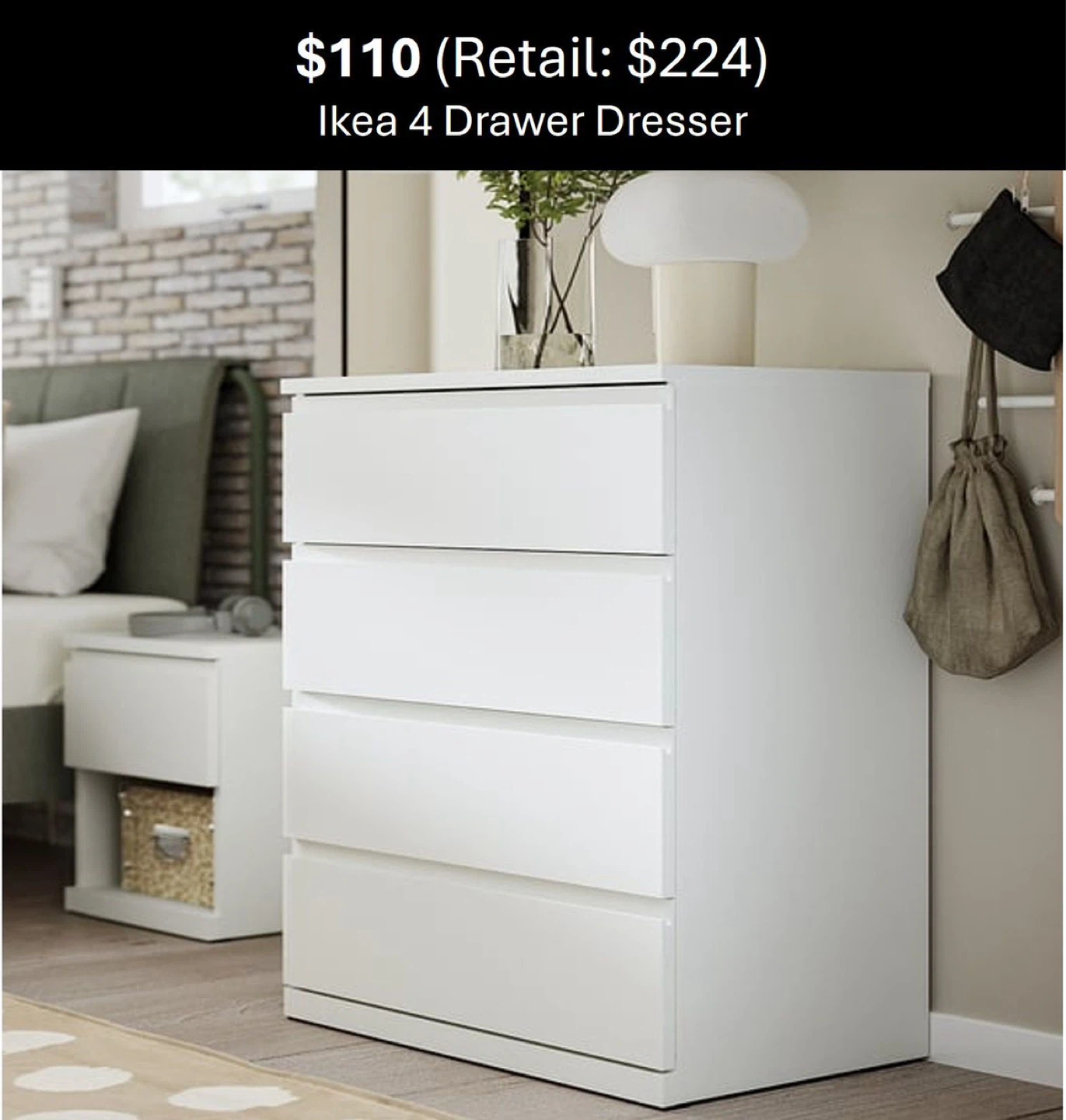 Ikea 4 Drawer Dresser
