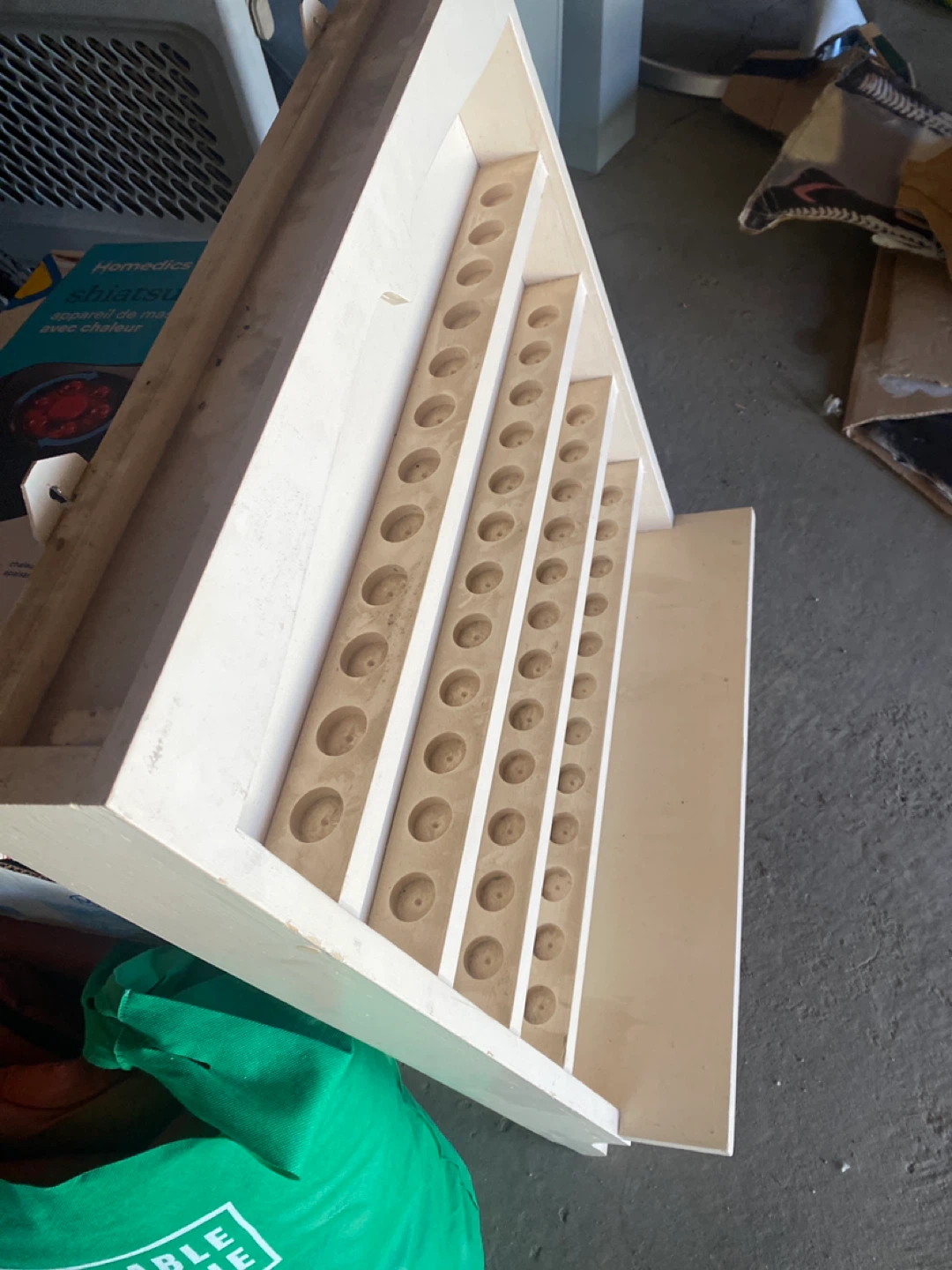 Wooden Essential Oil Display Shelf - photo 2