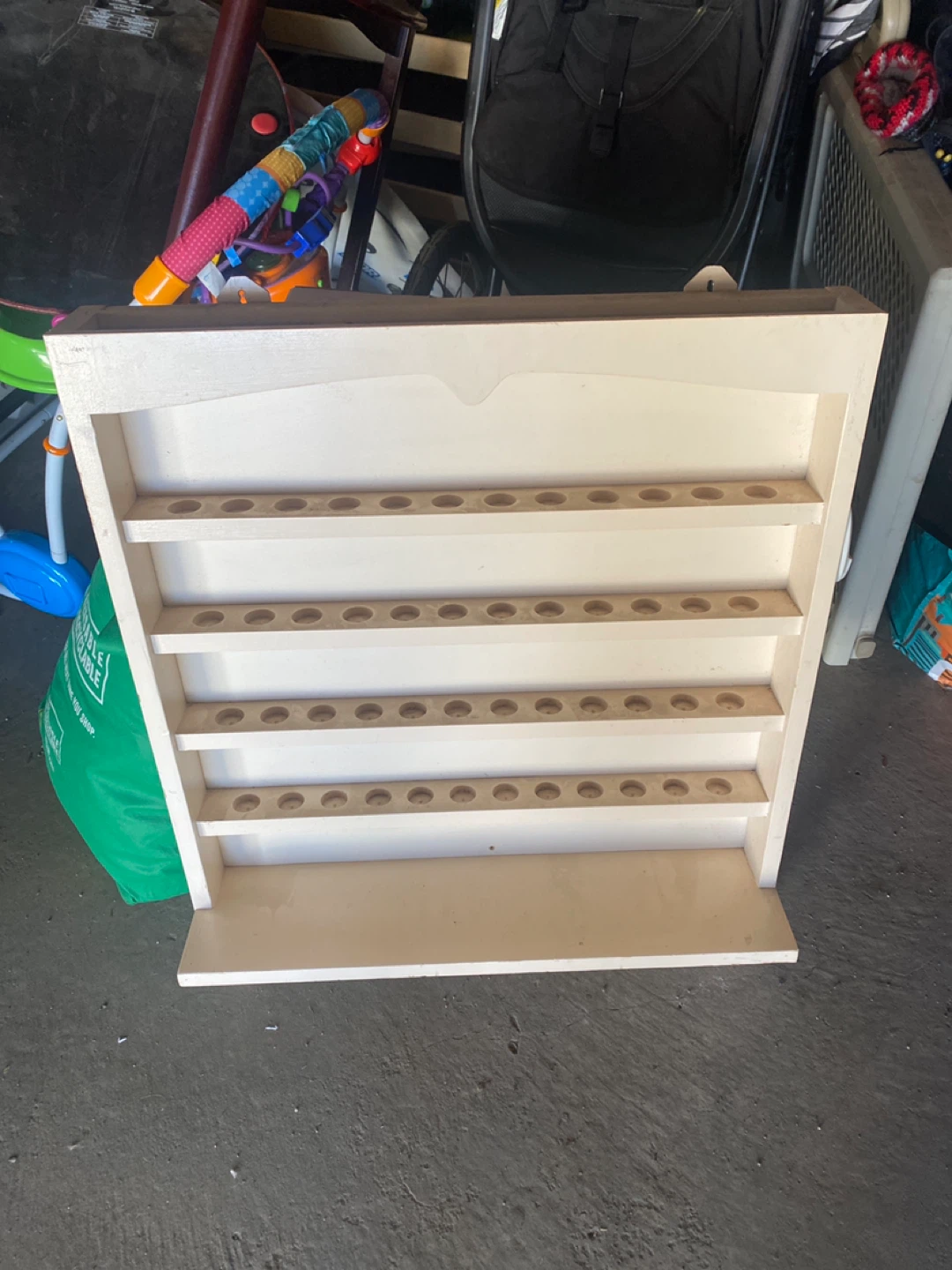 Wooden Essential Oil Display Shelf
