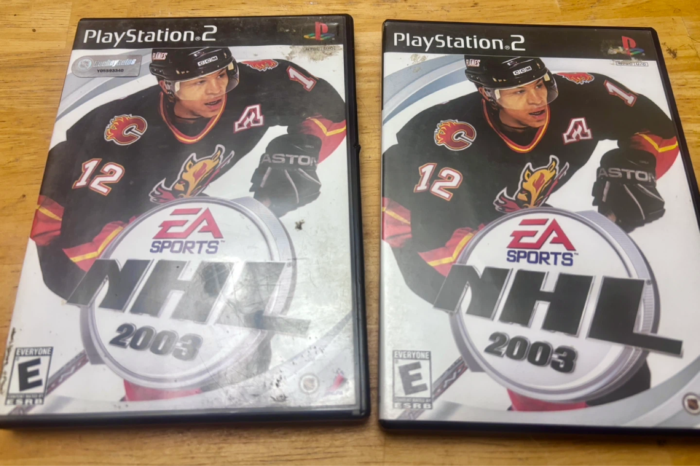 NHL 2003 and 2006 PlayStation 2 and NHL 12 for Xbox 360