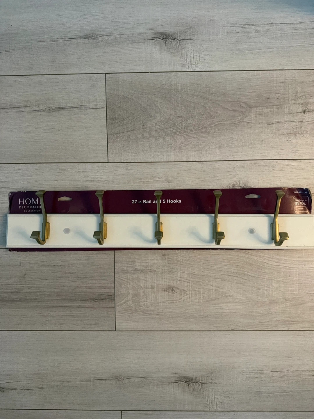 Home Decorator Collection 27 in Rail with 5 Hooks