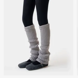 Brand New Grey Ribbed Leg Warmers