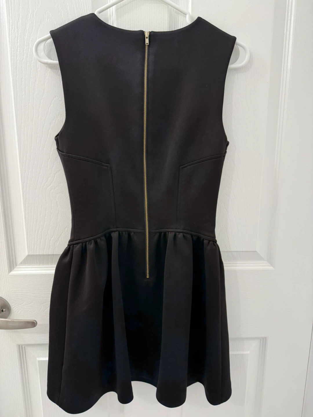 Black Sleeveless Peplum Dress - photo 2