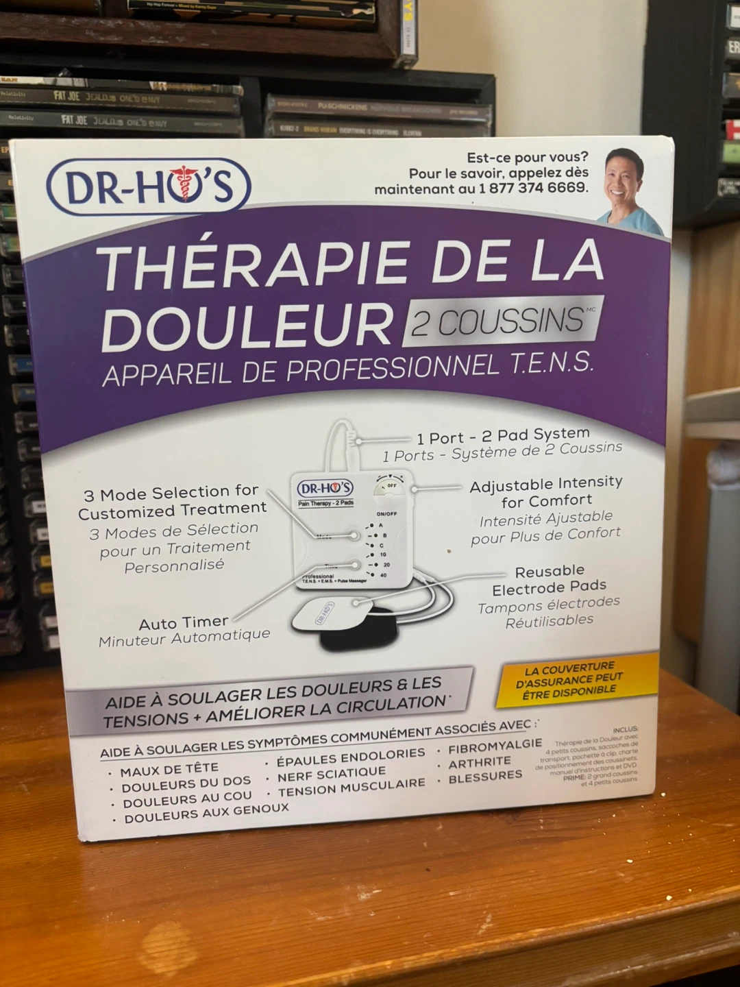 Dr-Ho's Pain Therapy System 2 Pad Professional TENS Device - photo 2