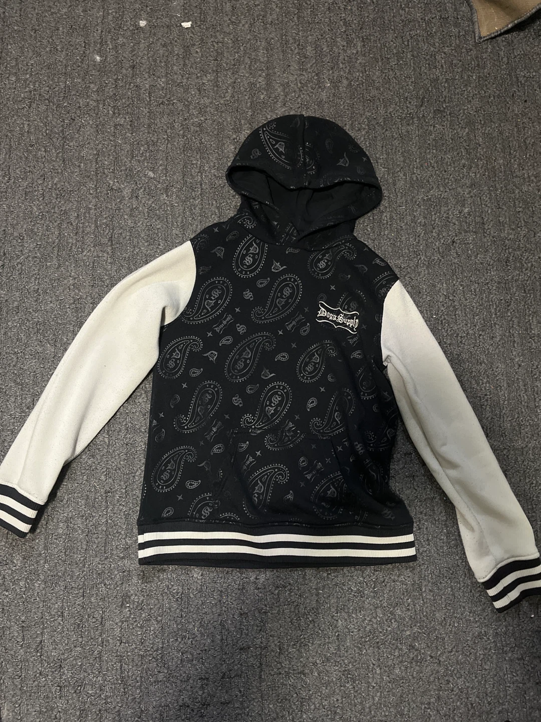DOGG SUPPLY Paisley Baseball Hoodie