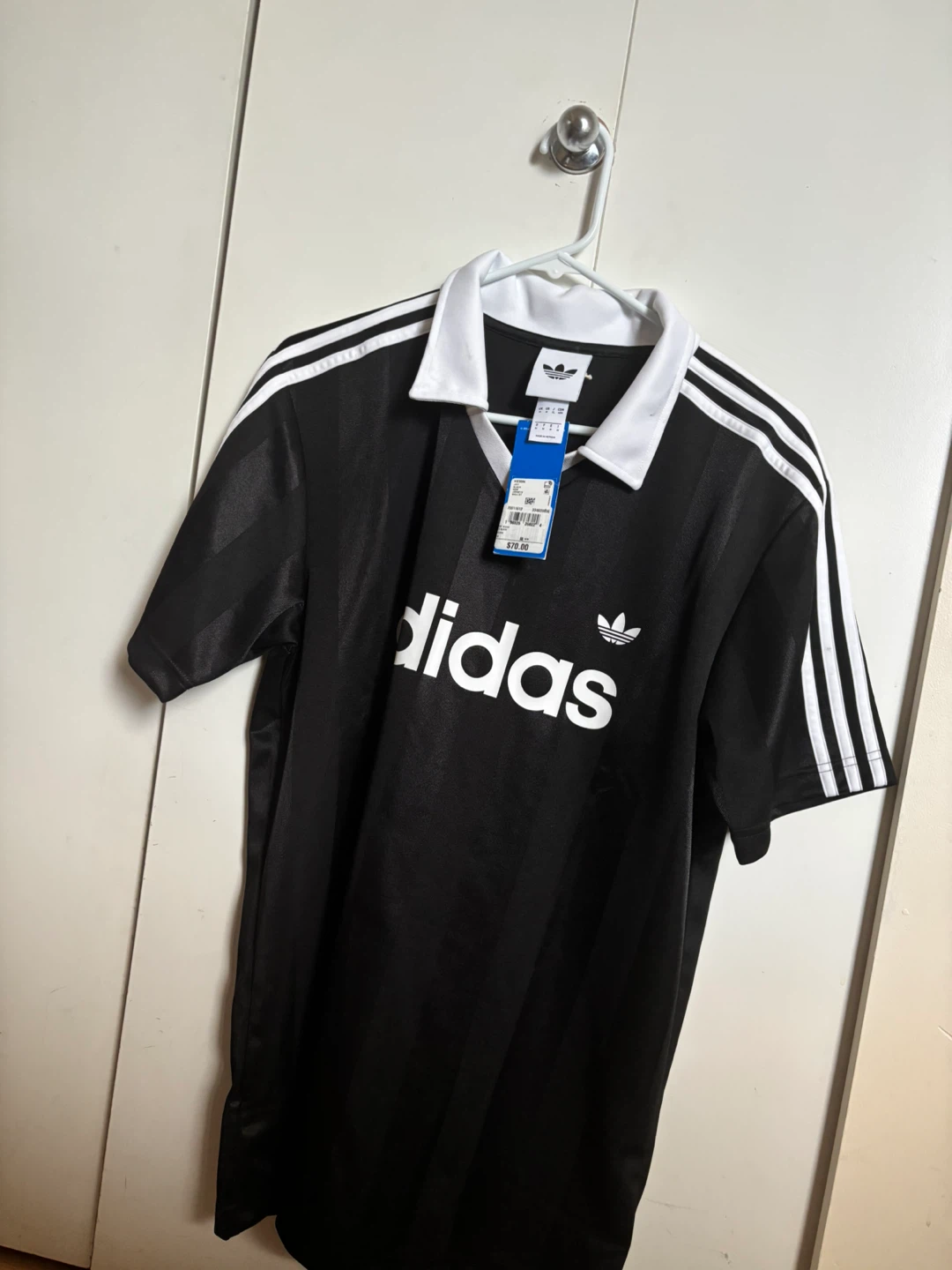 Adidas Black Short Sleeve Soccer Jersey