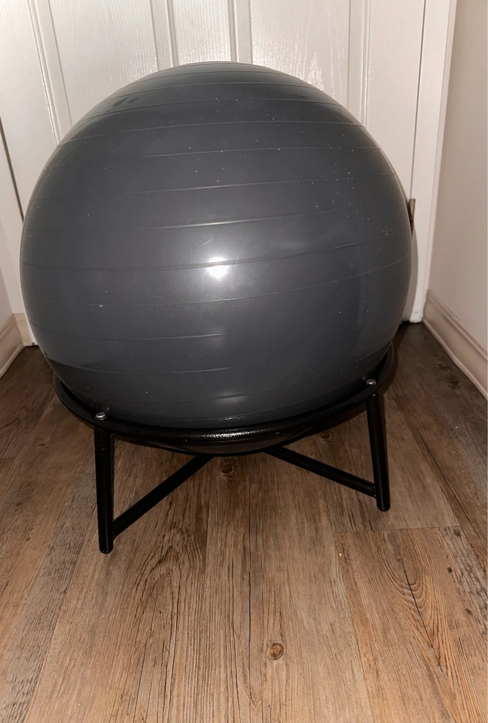 Exercise ball chair (metal stand)