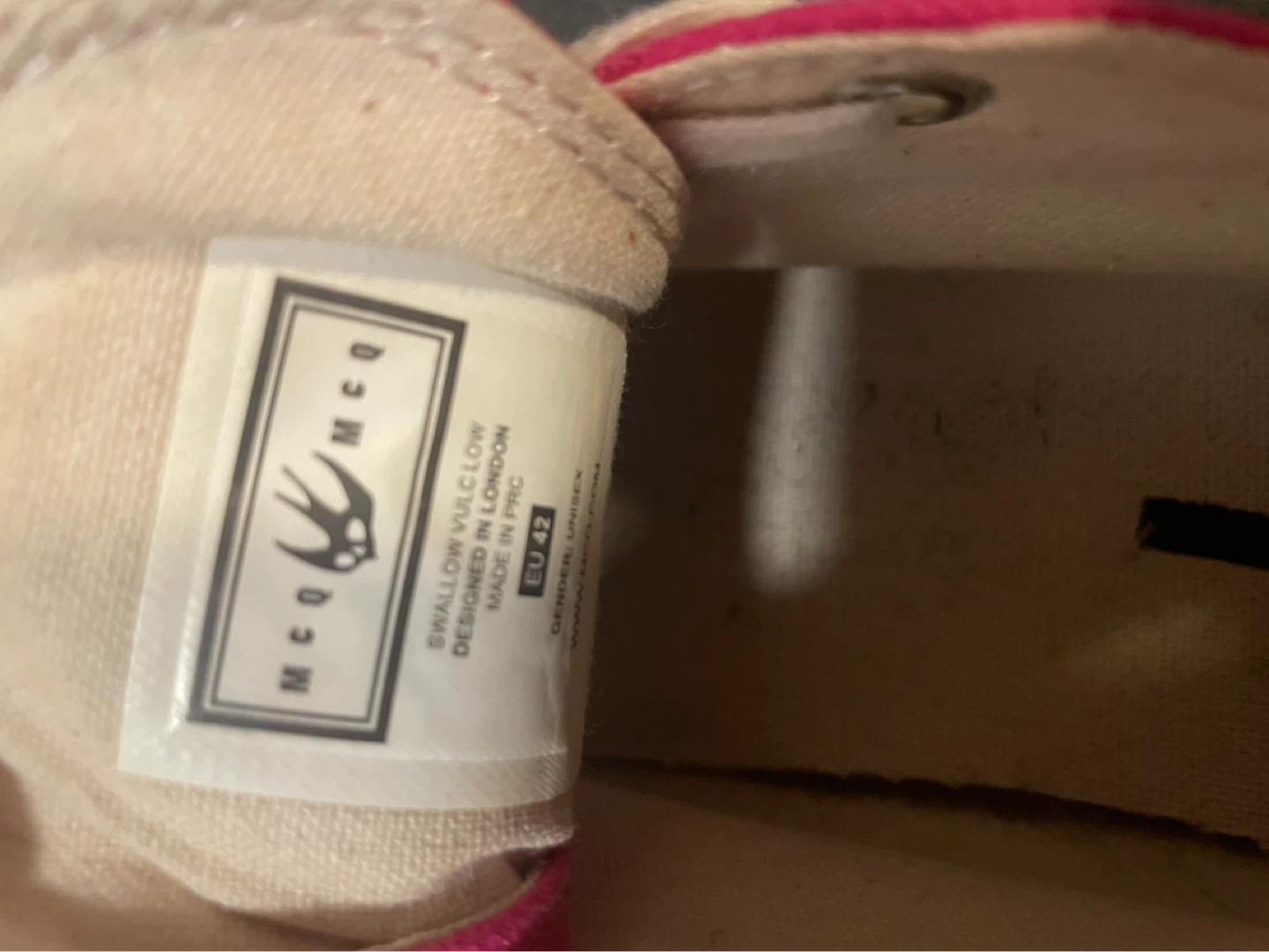 McQ Swallow Vulc Low Top Sneakers - EU 42 - photo 4