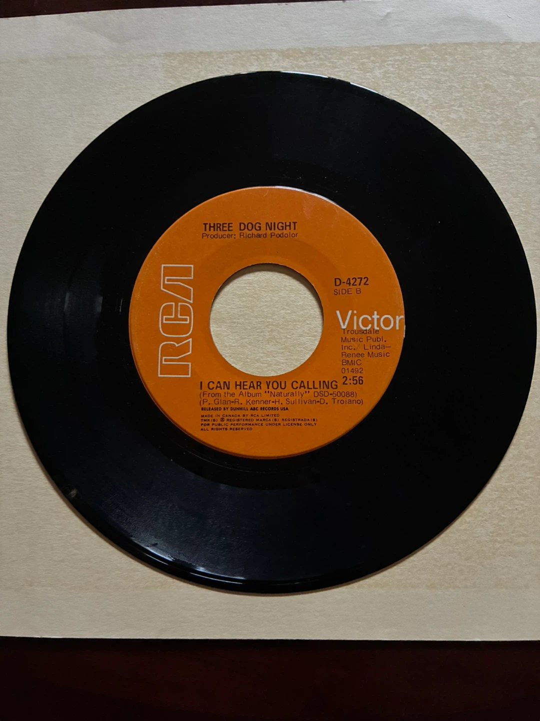 Three Dog Night – Joy To The World 45 vinyl record 1971