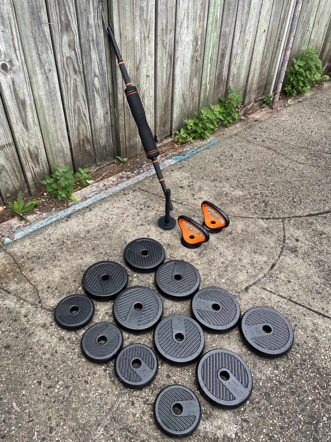 Adjustable Dumbbell Set with Bar and Handles - photo 2