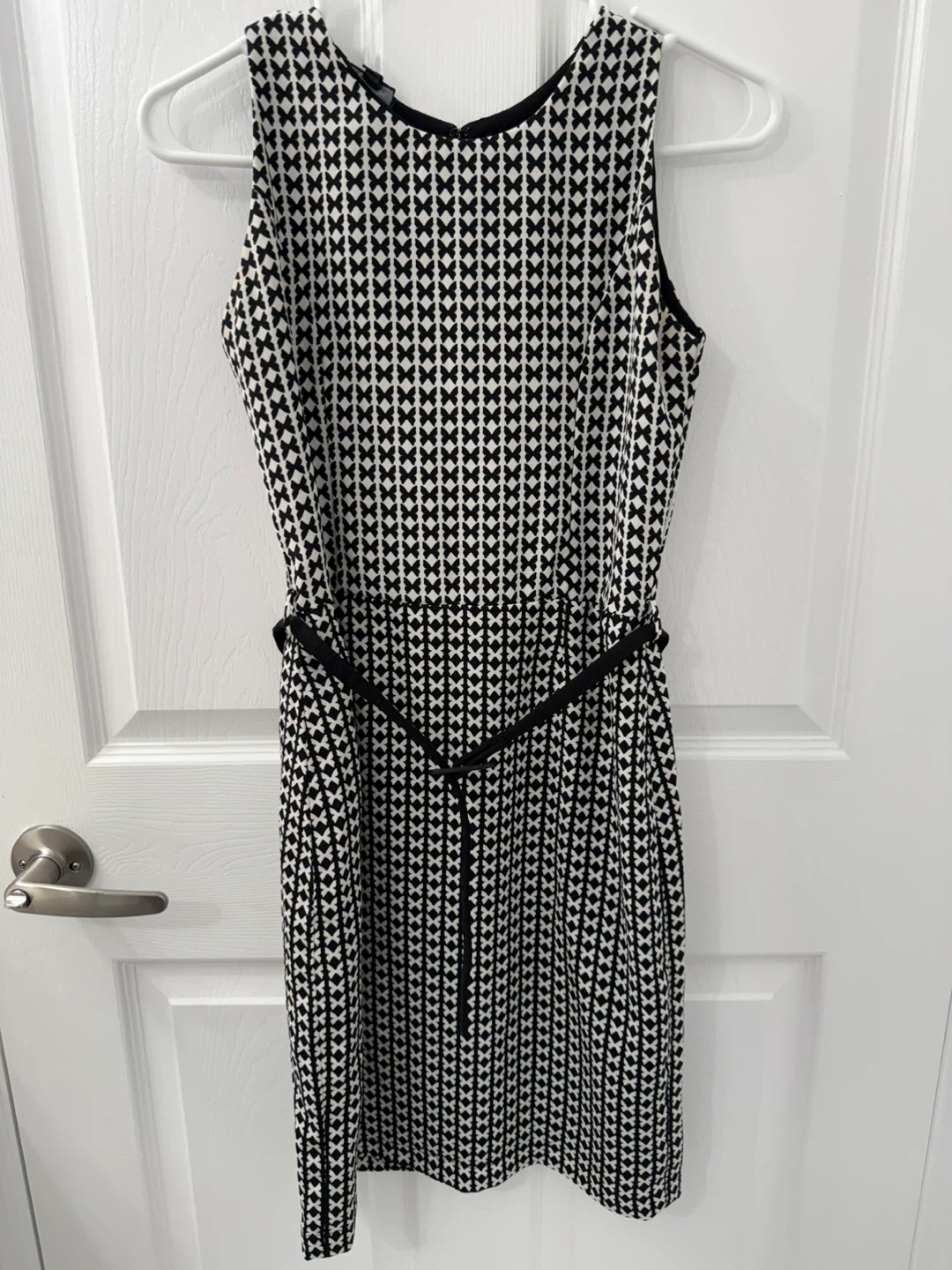 Blanc et Noir Butterfly Print Sleeveless Dress Size S
