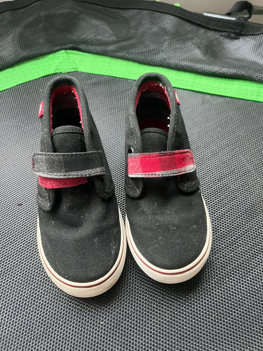 Toddler Vans Black Canvas Shoes Size US 9.5 - photo 3