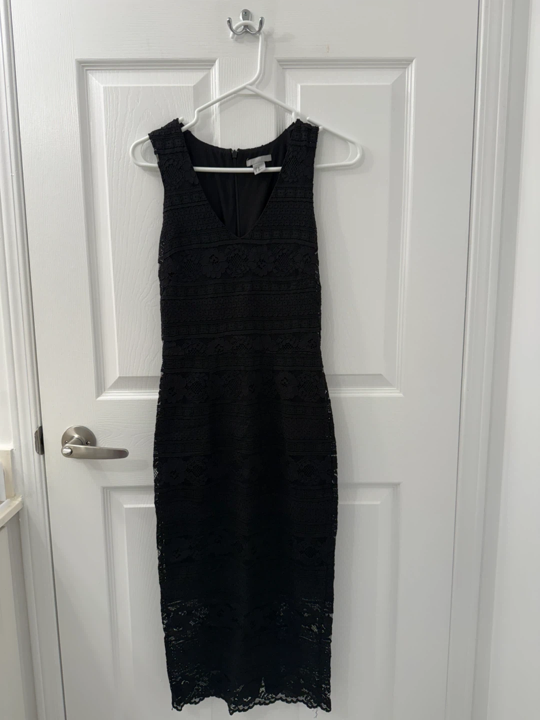H&M Black Lace Sheath Dress