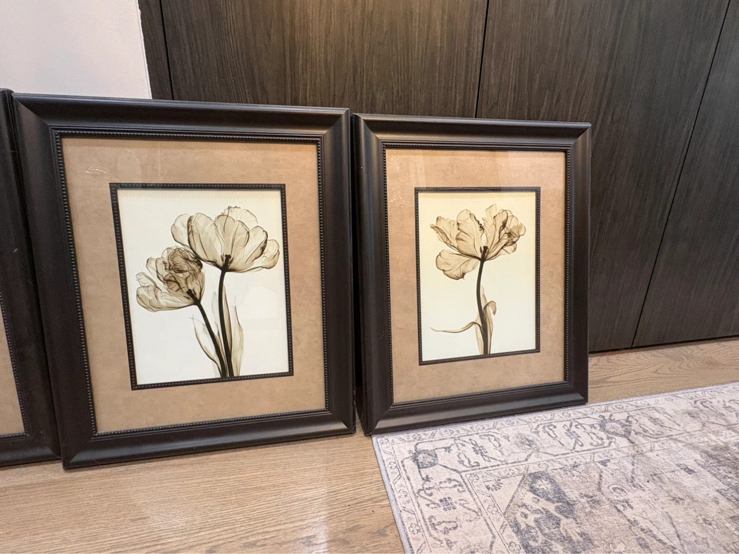 4 Framed Tulip X-Ray Art Prints - photo 2