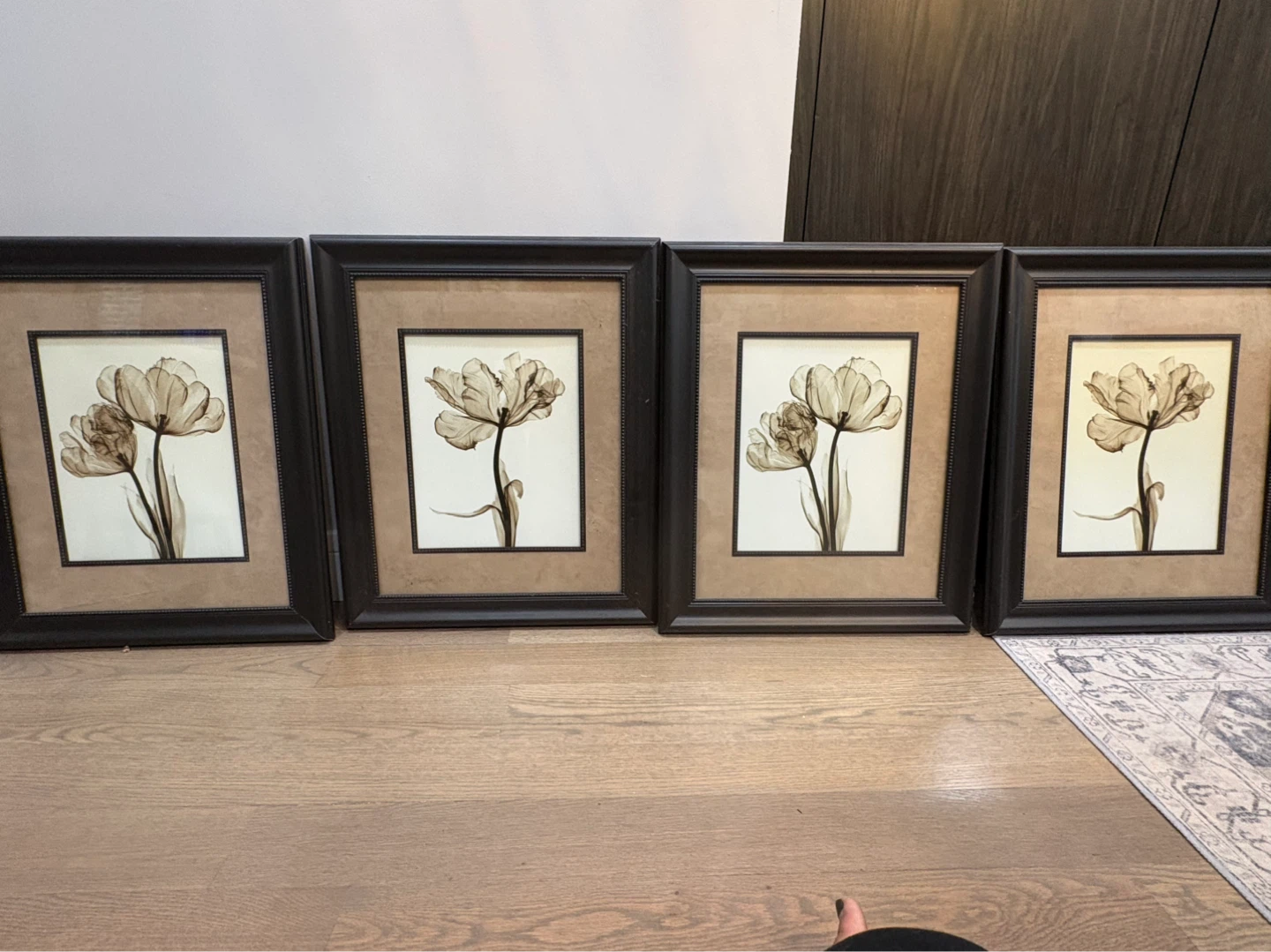 4 Framed Tulip X-Ray Art Prints - photo 5