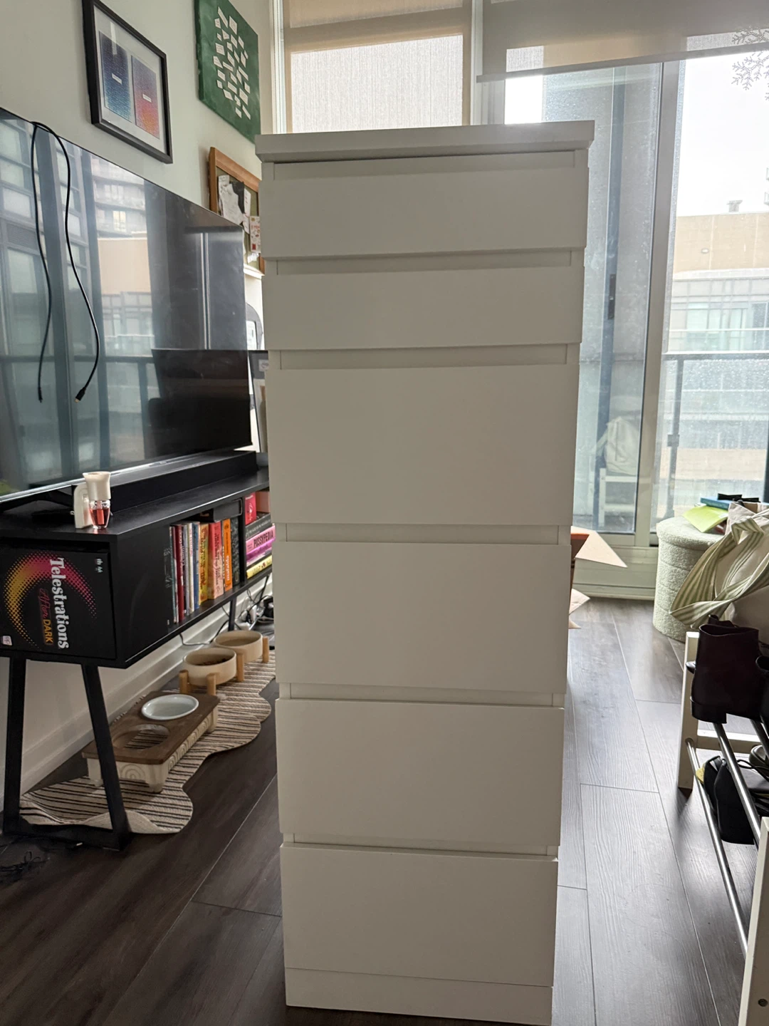 IKEA Drawer Tall Dresser with Mirror - photo 4