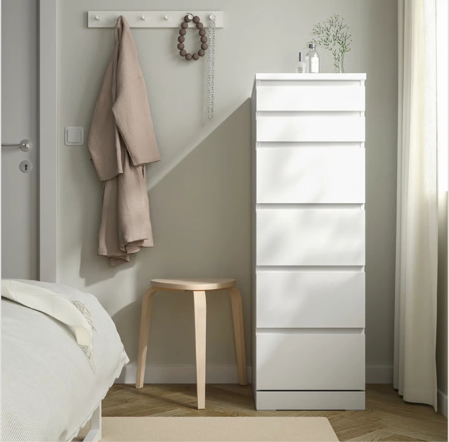 IKEA Drawer Tall Dresser with Mirror