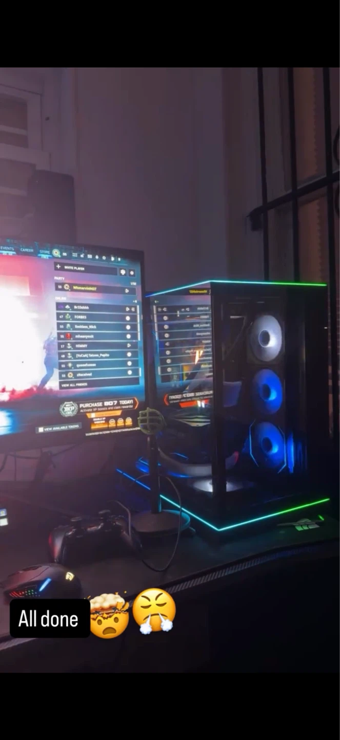 Gaming PC with 5070 ti msi RTX Graphics Card