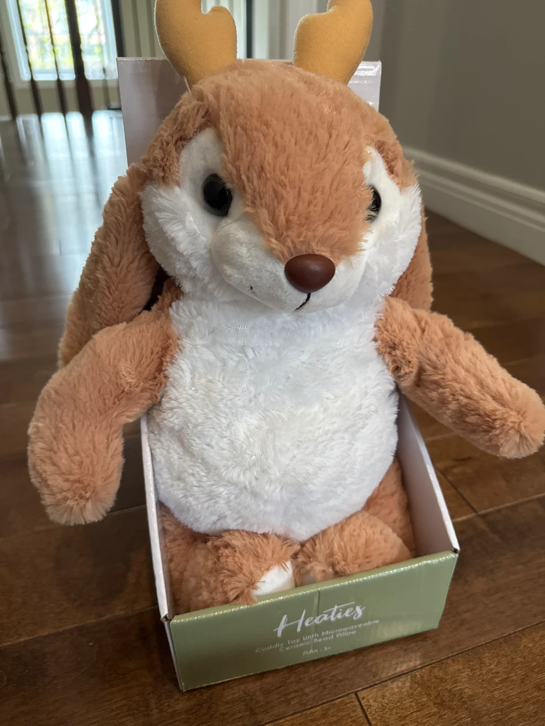 Heaties Cuddly Toy With Microwaveable Ceramic Bead Pillow