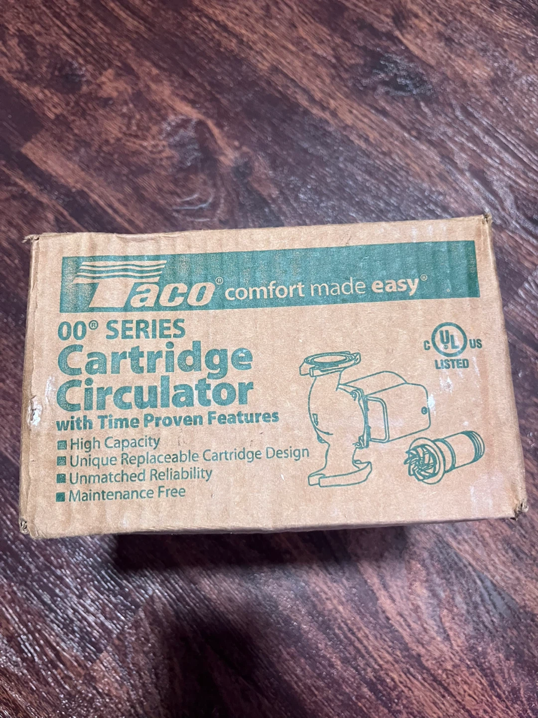 Taco 00 Series Cartridge Circulator Pump - photo 4