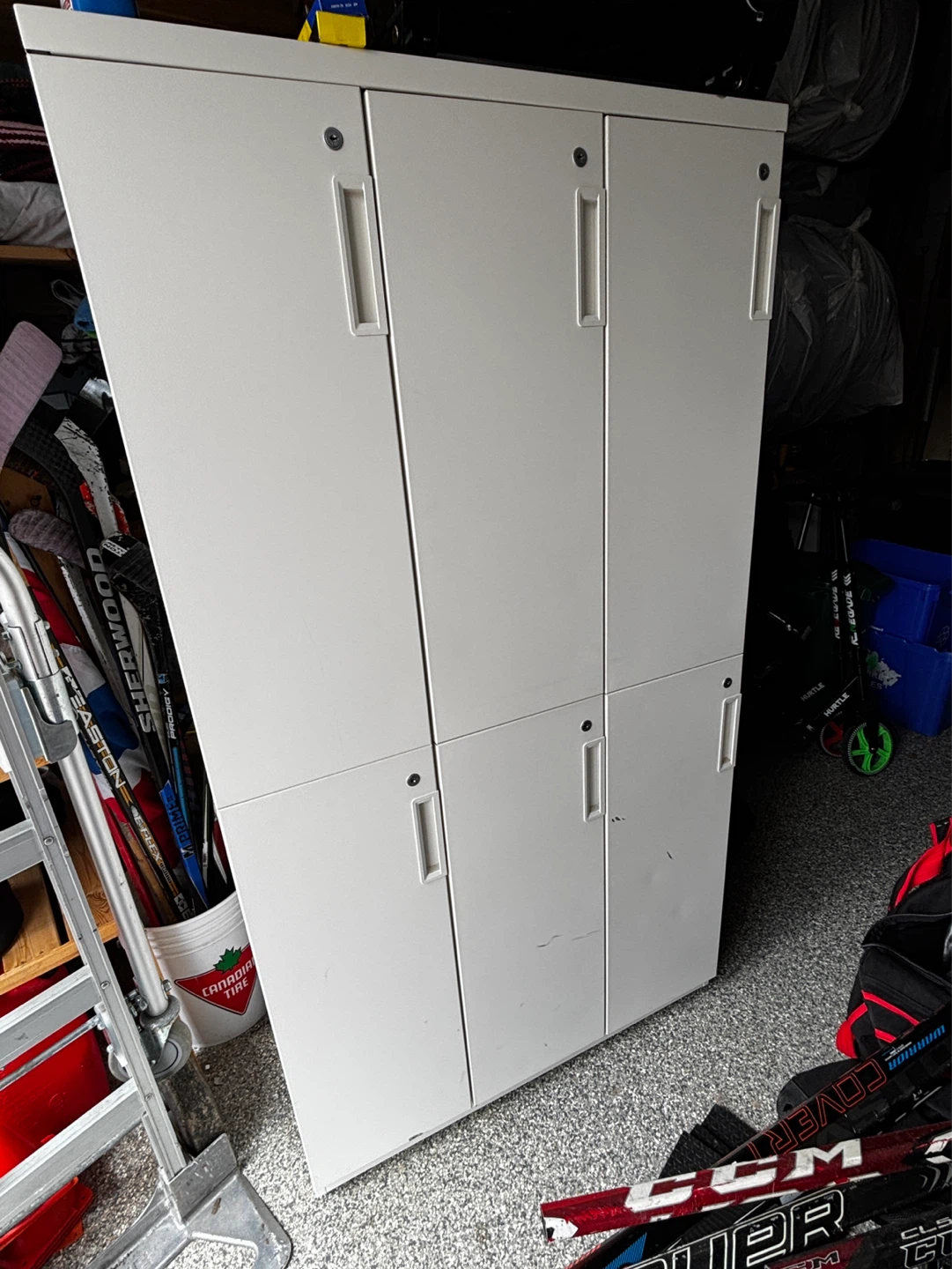 Set of 6 Industrial Gym/Personal Lockers - photo 3