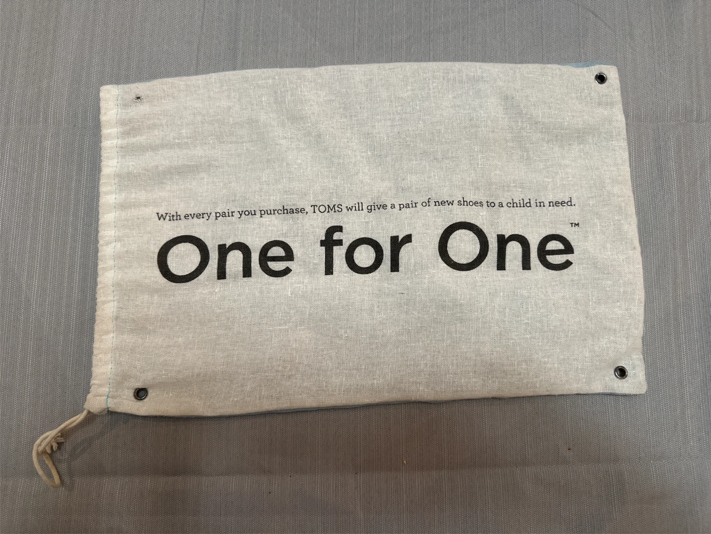 🆓TOMS canvas shoe bag - photo 2
