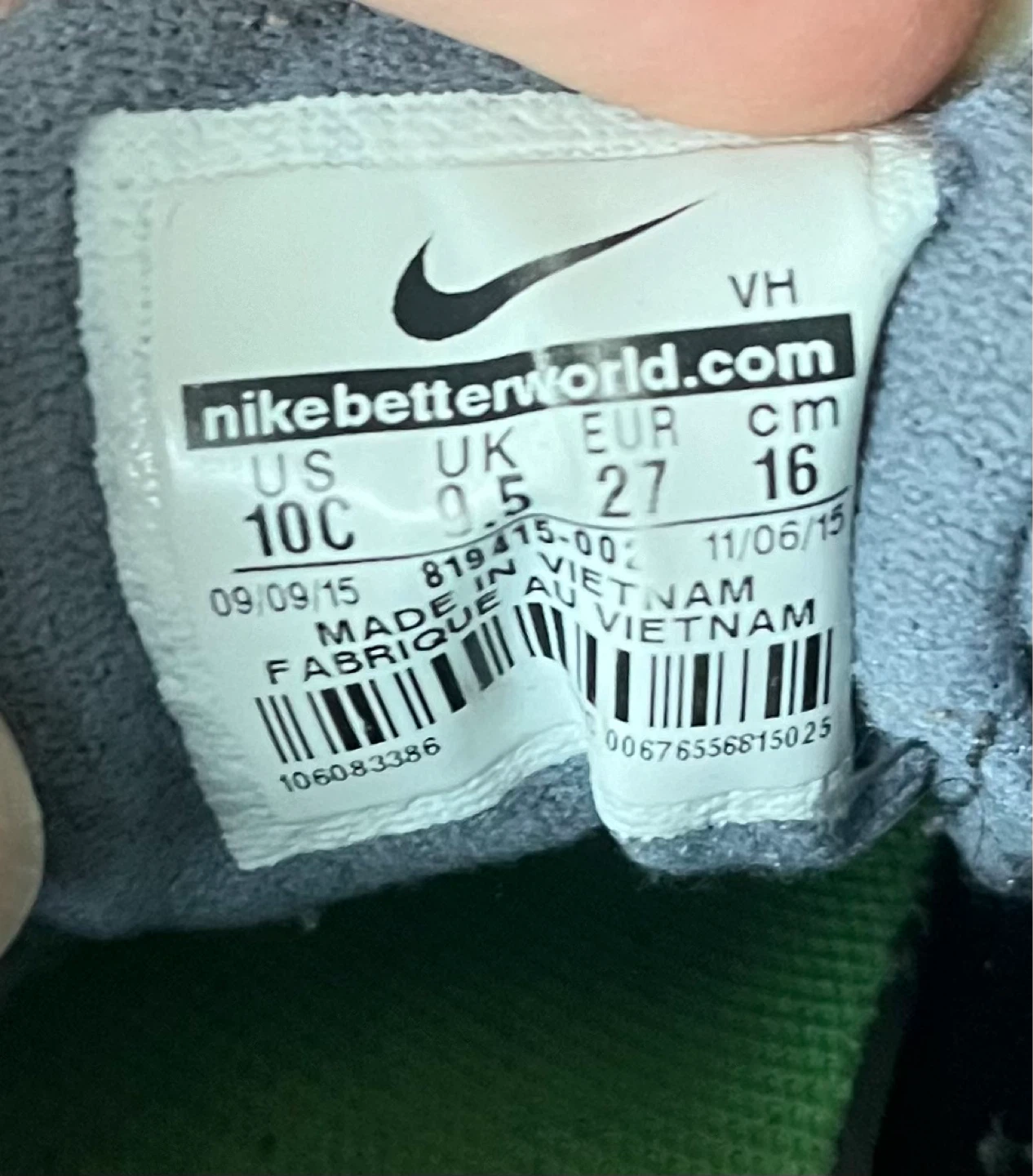 Nike Revolution 4 TD Toddler Shoes Grey -  Size 10C - photo 4