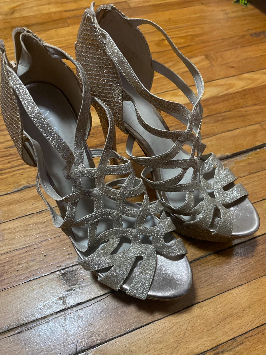 Aldo glitter heels
