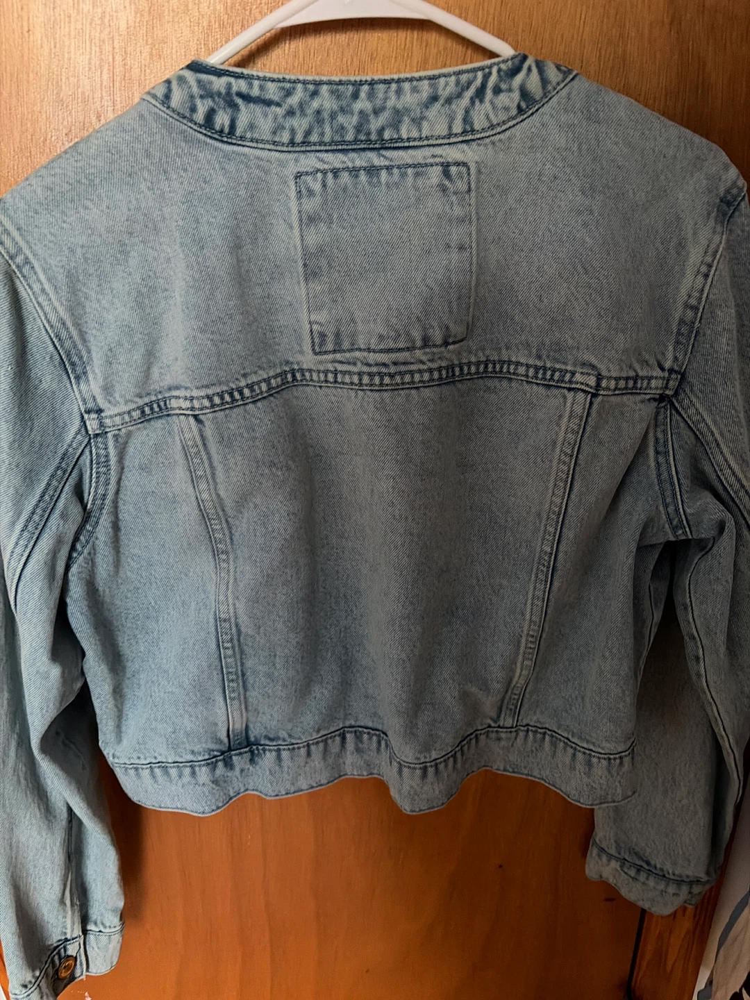 MICHAEL KORS Light Wash Denim Jacket - Size L - photo 2