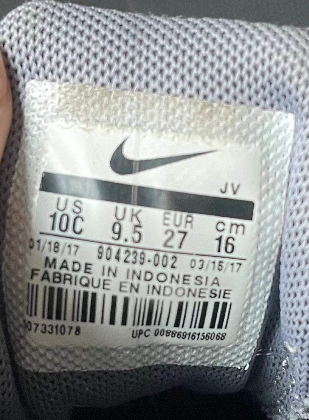 Nike Flex Toddler running Shoes -size 10C grey - photo 4
