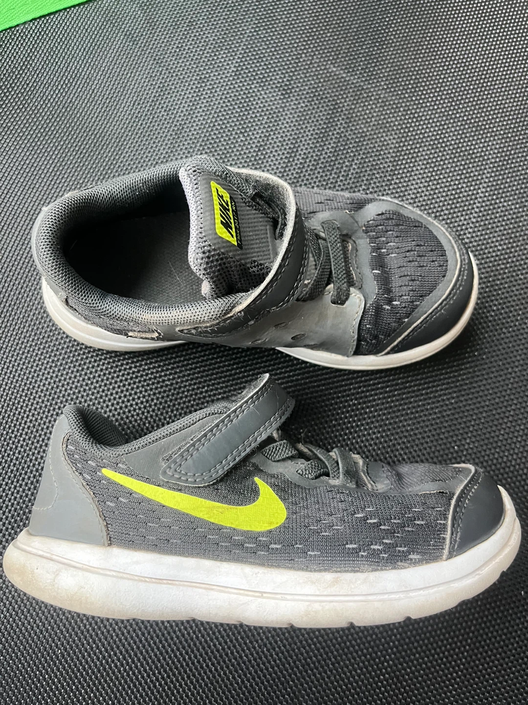 Nike Flex Toddler running Shoes -size 10C grey