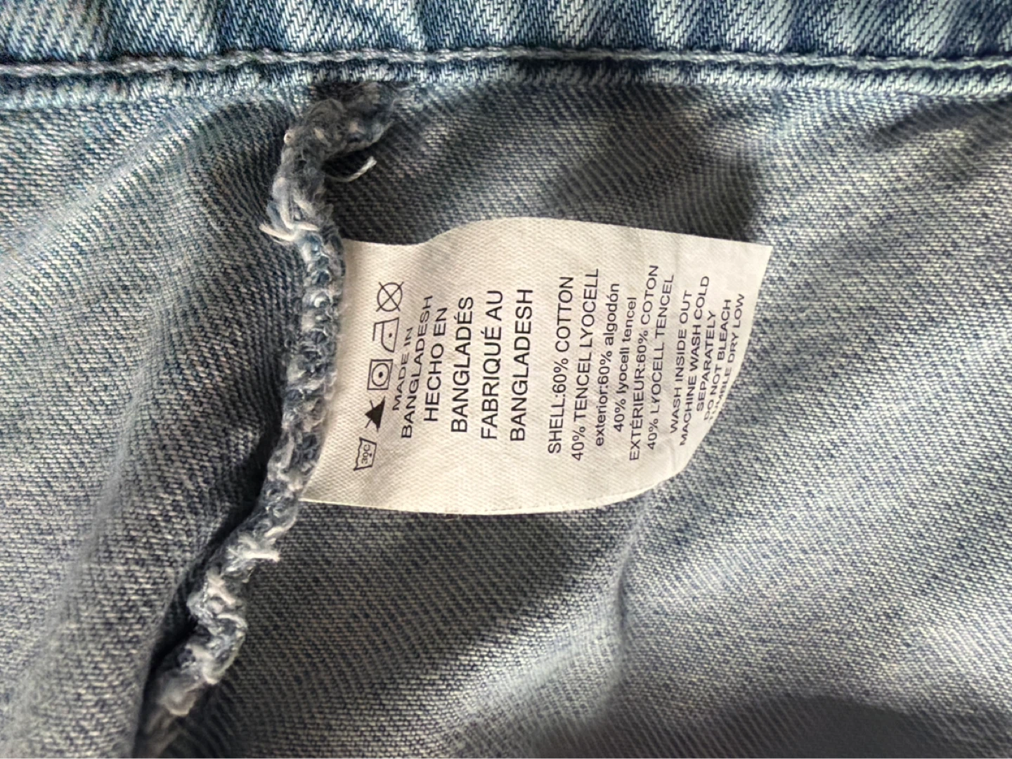 MICHAEL KORS Light Wash Denim Jacket - Size L - photo 5