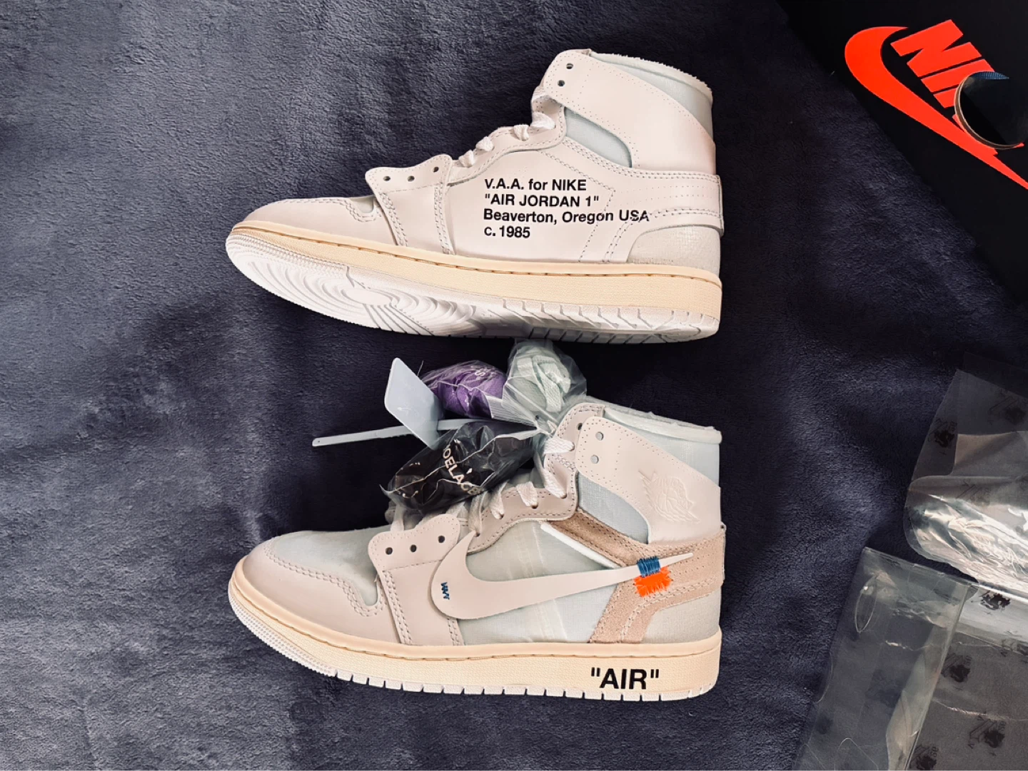 Off-White x Air Jordan 1 retro high OG V.A.A. - photo 4