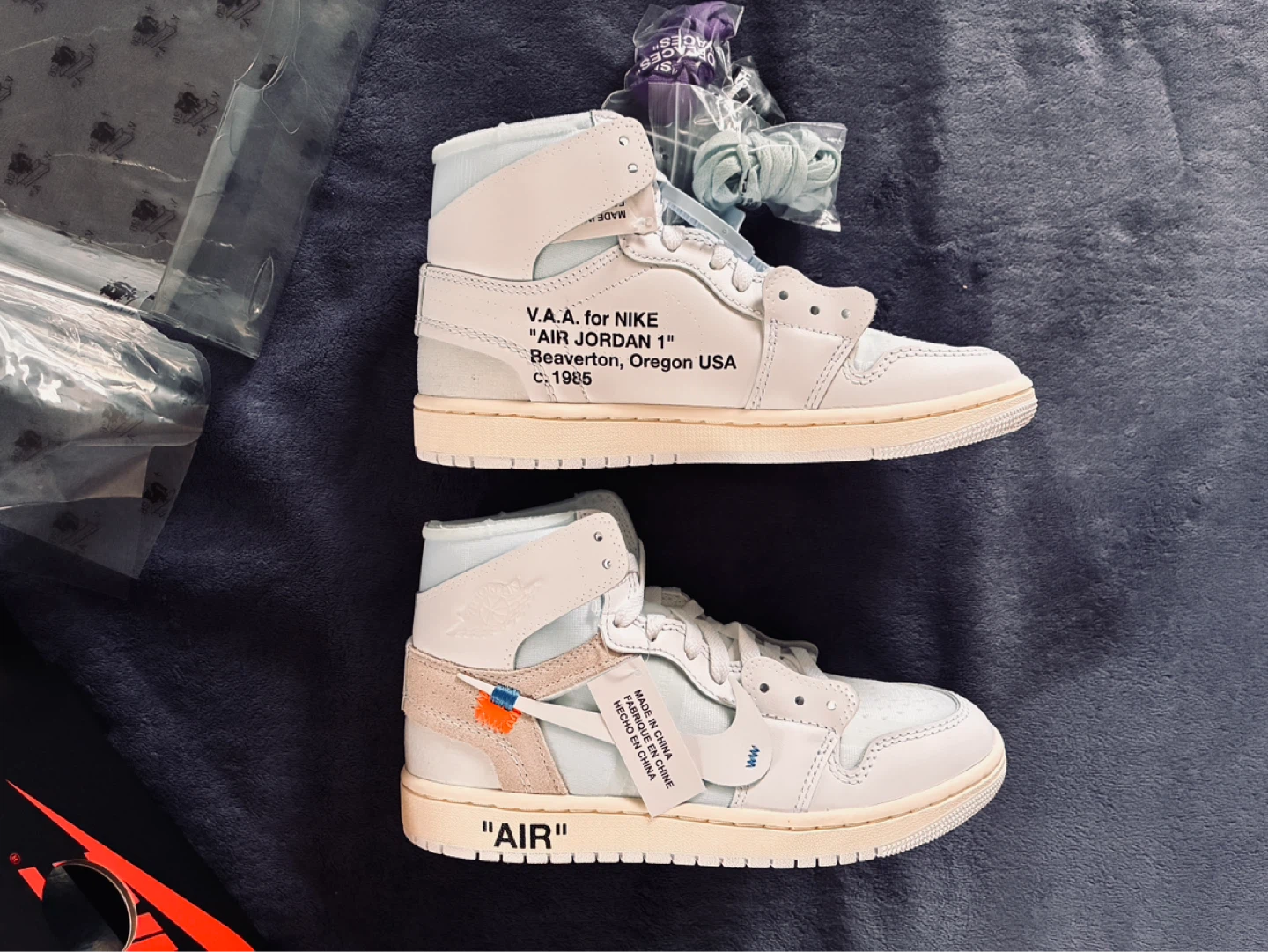 Off-White x Air Jordan 1 retro high OG V.A.A. - photo 3