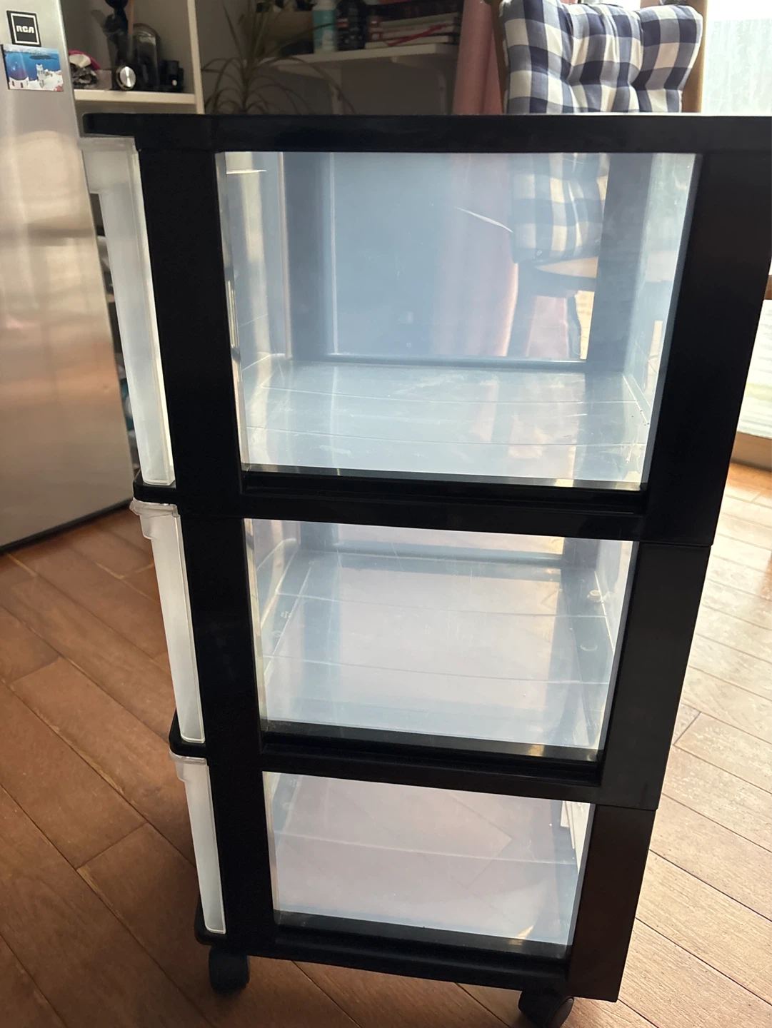 Type-A 3-Drawer Plastic Storage Cart - photo 2