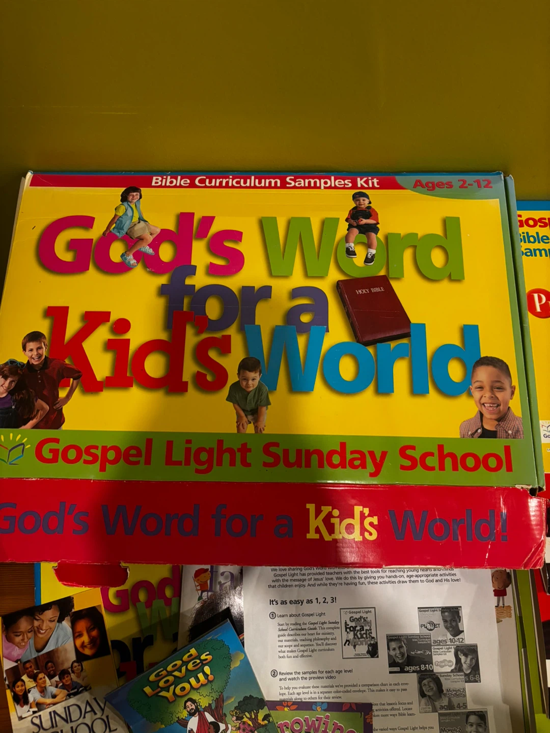 Gospel Light Sunday School Bible Curriculum Samples Kits