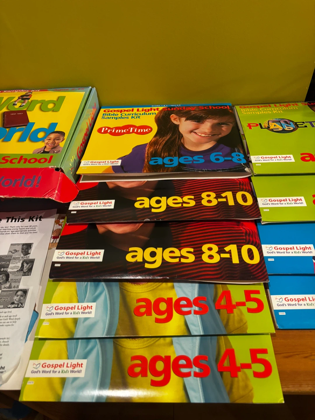 Gospel Light Sunday School Bible Curriculum Samples Kits - photo 3