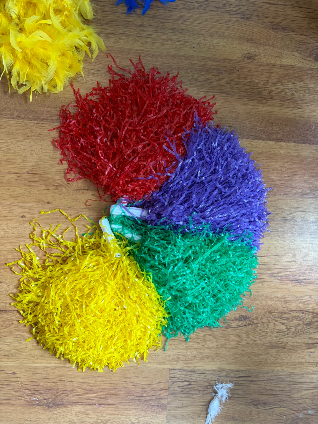 Feather Boas 30 Pom Pom tassels 3 wigs 3 - photo 4