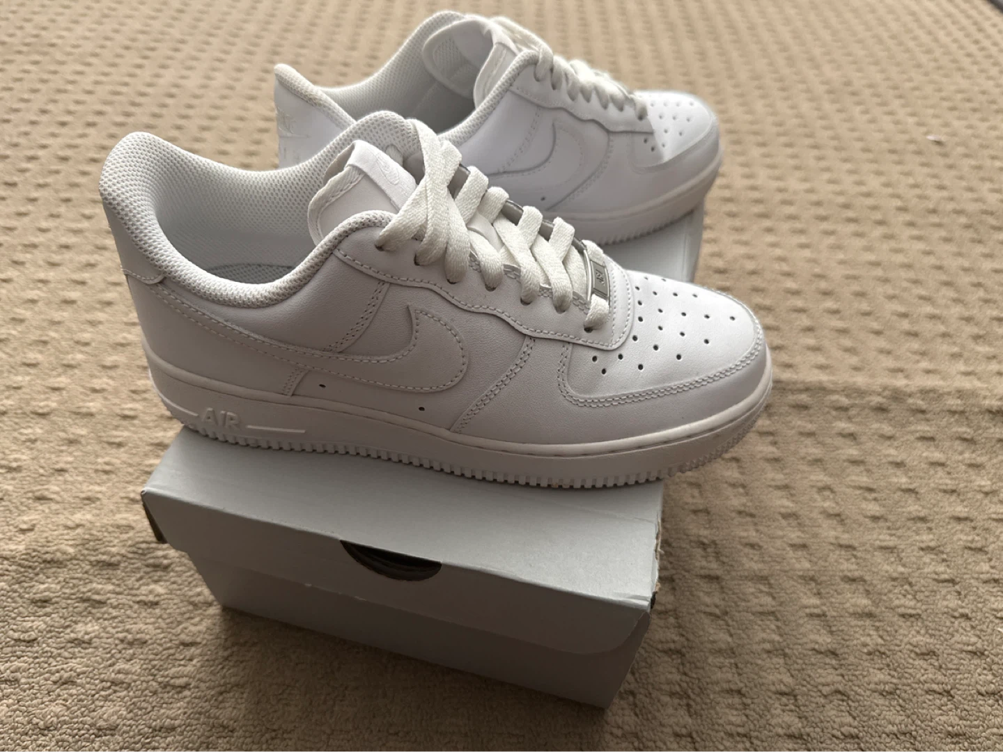 Nike Air Force 1 Low White Sneakers - photo 2