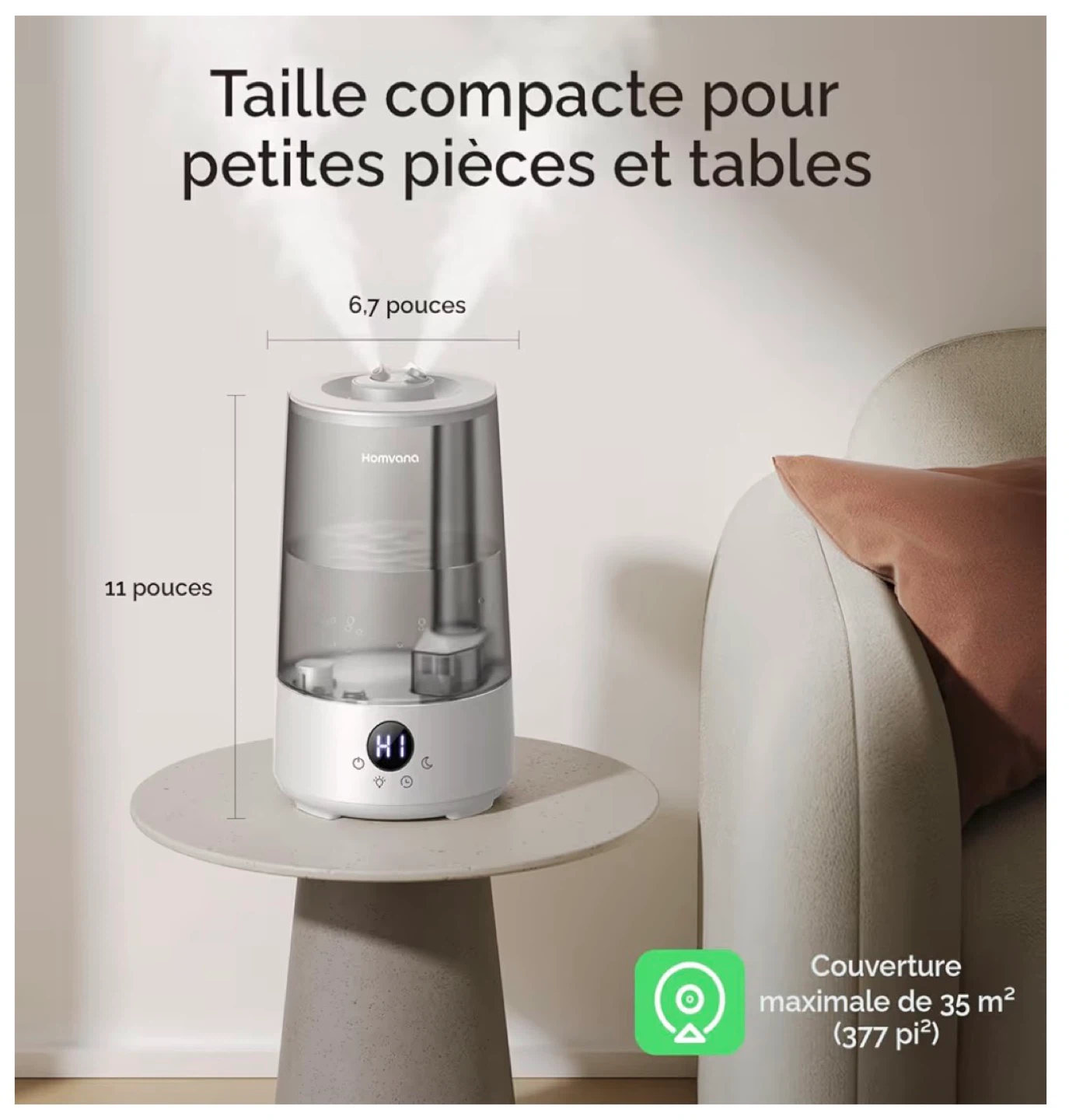 Homvana Cool Mist Humidifier - photo 2